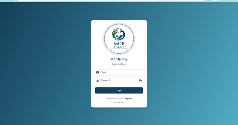 MorSalon — salon and spa management platform login